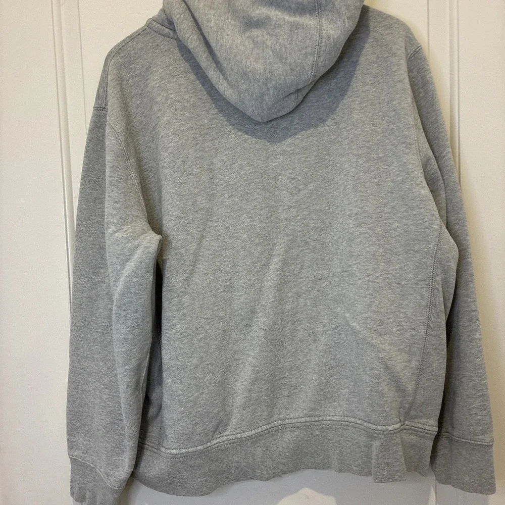 Polo Ralph Lauren Mens XXL Gray Full Zip Hoode Waffle Lined Pony Logo Sweatshirt